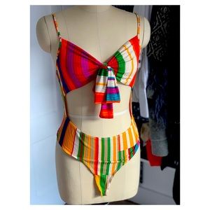 Multicolored Chic Bodysuit